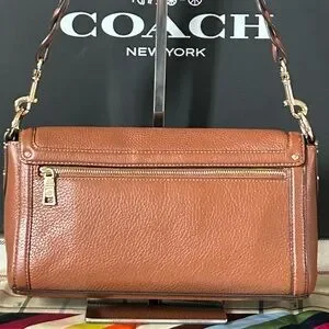 Coach | Bags | Coach Jade Pebble Leather Wdaisy Appliqus 2way ...